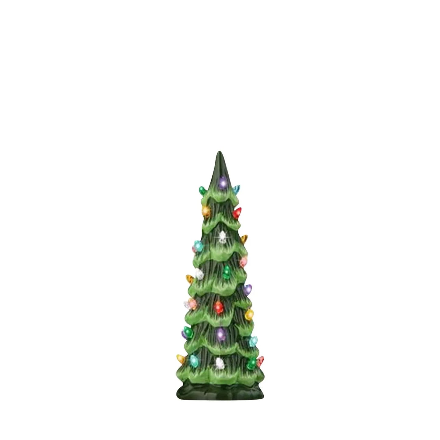 Christmas Tree Desktop Ornament Resin Decorative Home For Living Room Holiday Tabletop Display Festive Centerpiece