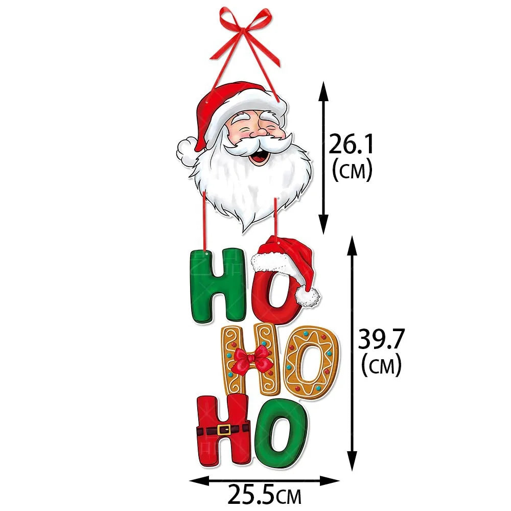 Christmas Decoration Door Hanging Christmas Party Gift Decoration Christmas Tree Santa Claus Pendant Christmas Hanging Ornaments