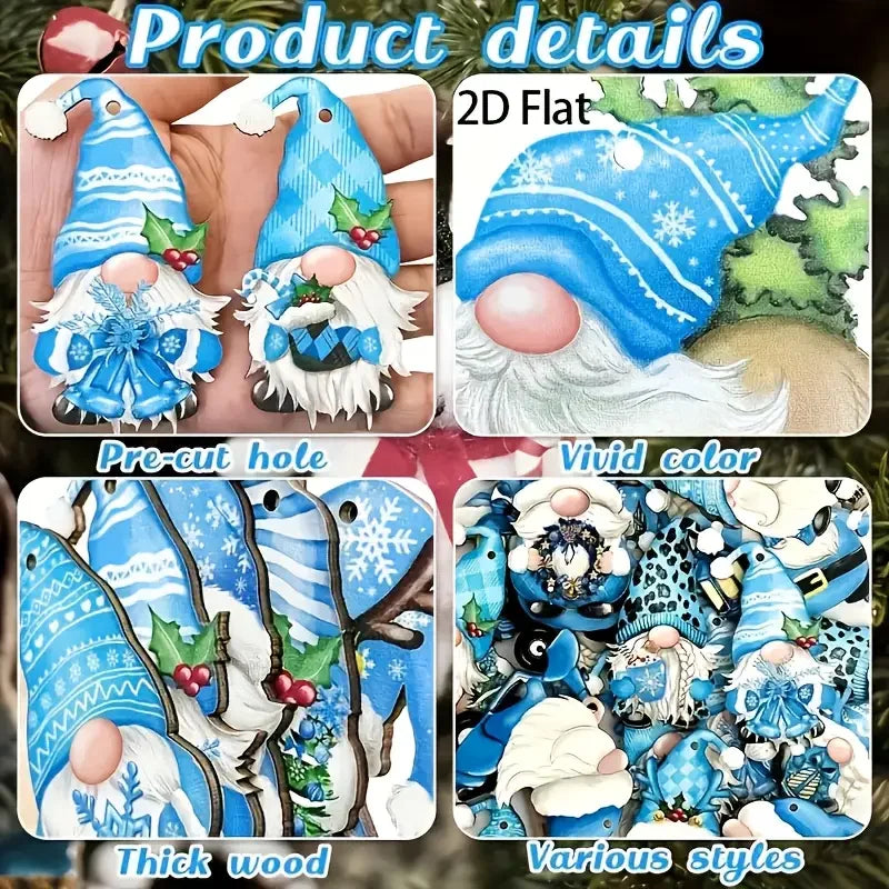 36 Christmas ornaments - Suitable for indoor and outdoor use - No electricity required, perfect for Christmas decoration