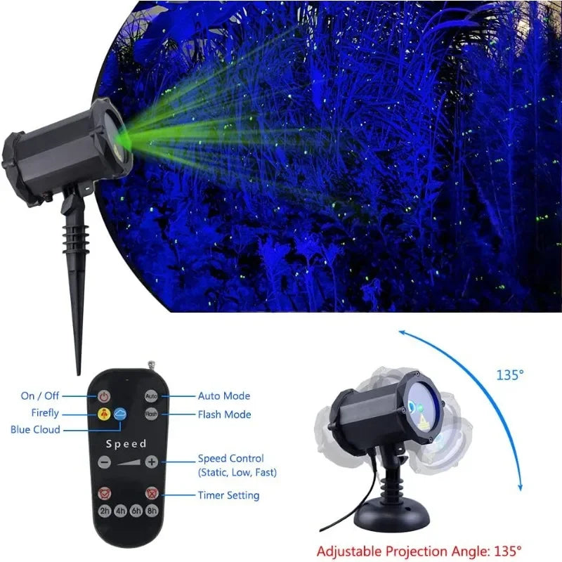 Star Laser Projector Light