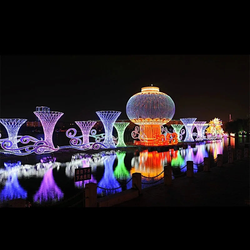 LED Christmas Ball Lights Round Decorative String Lights