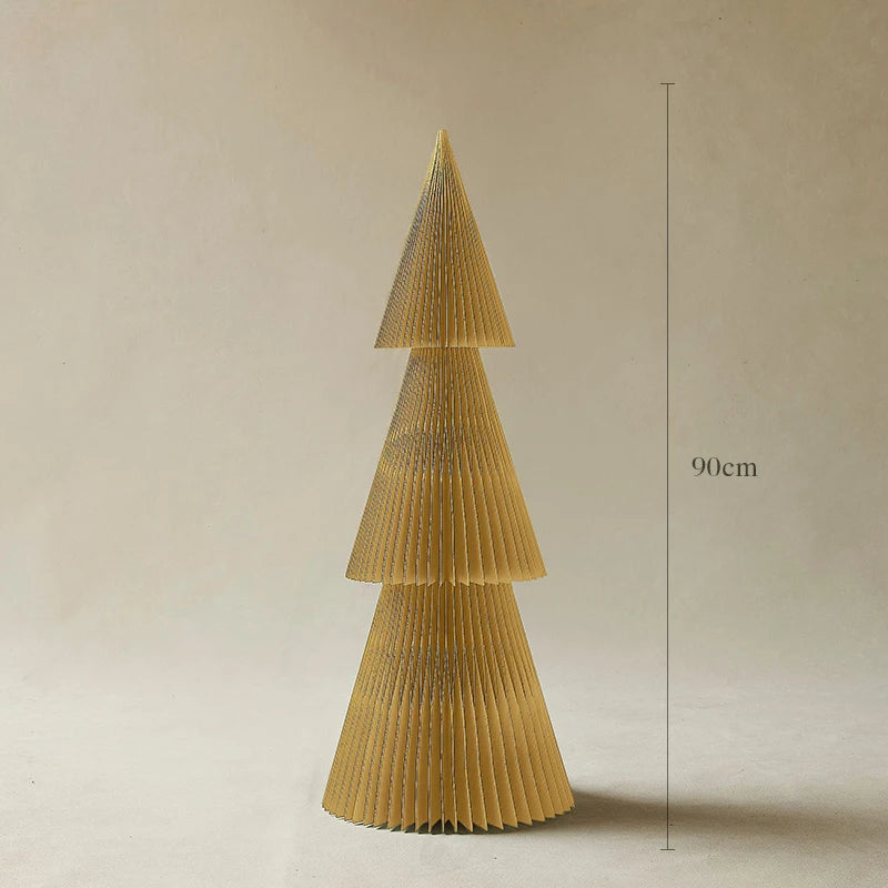 Christmas tree large origami ornament 1.8 meters creative Christmas decorations shopping mall holiday decoration props