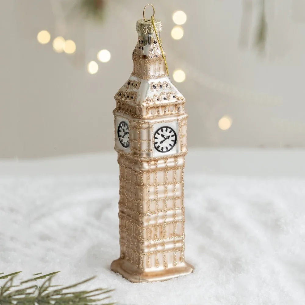 Santa Claus Christmas Glass Ornaments Christmas Theme Snowman X-mas Tree Decoration New Year Pendant Gift Christmas Hanging