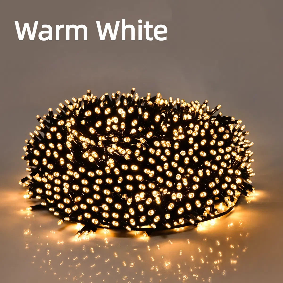 LED Multicolor String Lights 100M Waterproof Christmas Halloween Decor