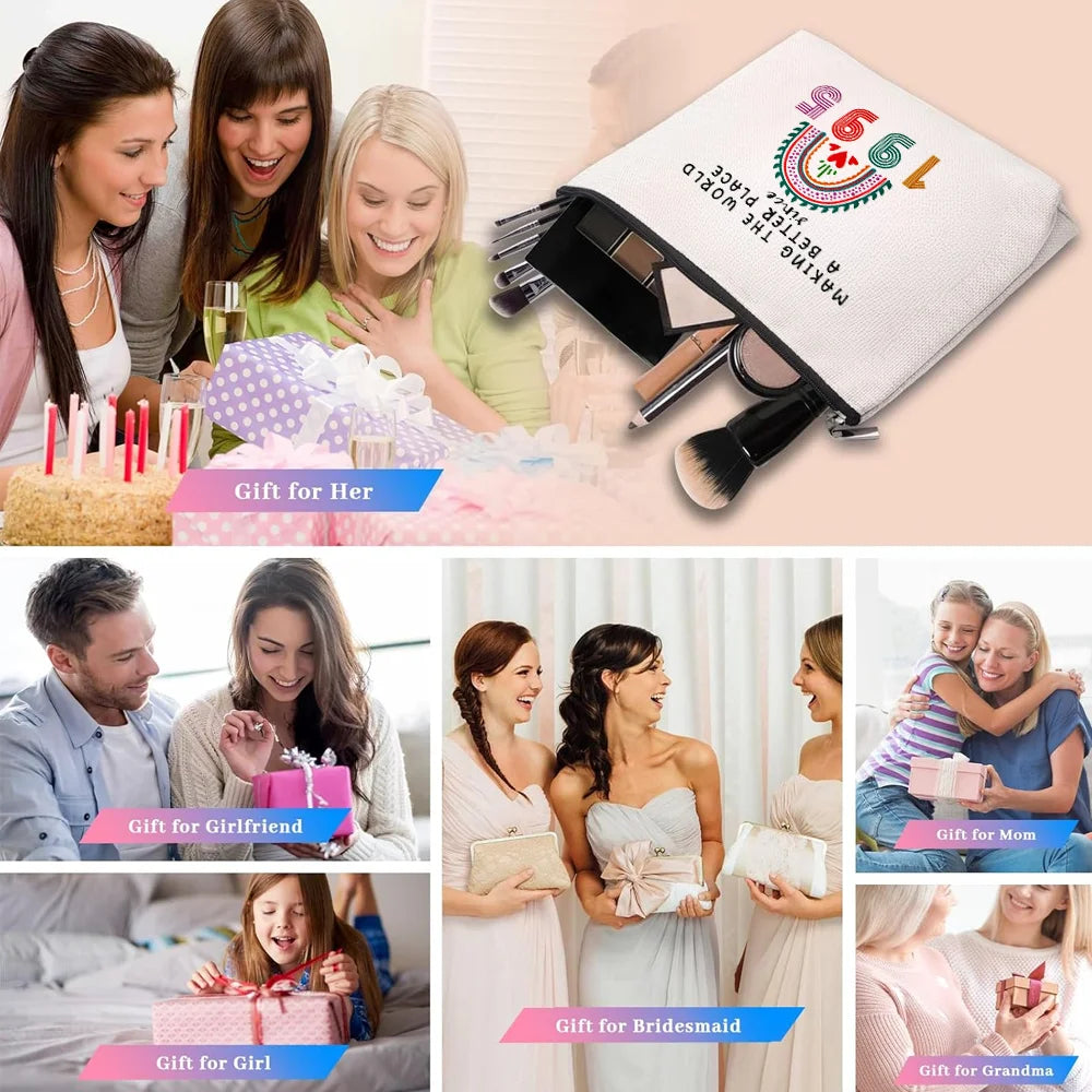 30th Birthday Gifts for Her Makeup Bags 30th Birthday Decorations for Women 1995 30 Year Old Gift for Wife Sister Best Friend