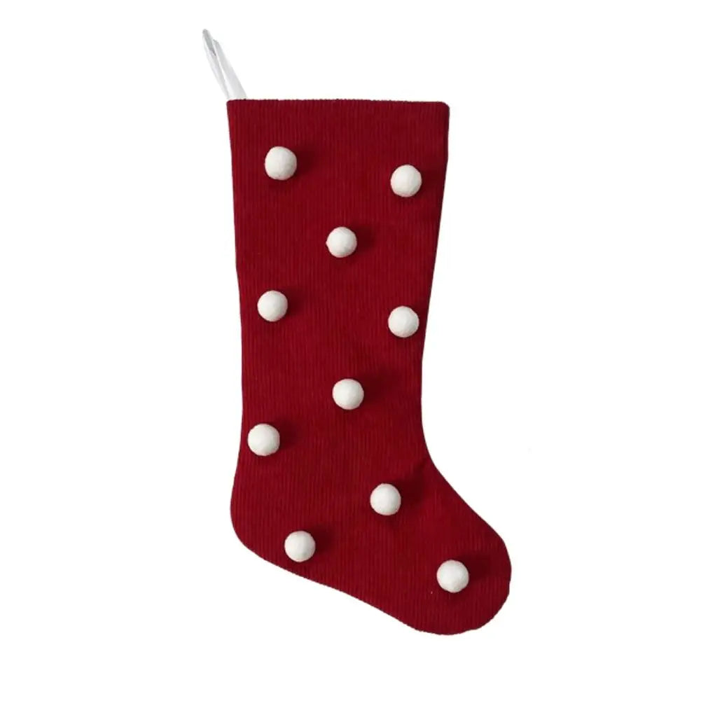 Christmas Decorations Bows Christmas Socks Candy Gift Bags Festive Christmas Atmosphere Home Hanging Ornaments