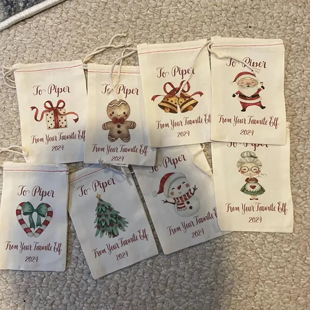 Merry Christmas Gift Bags Christmas Gift Wrapping Christmas Stocking Stuffers Favors New Year Present Santa Claus Holiday Party