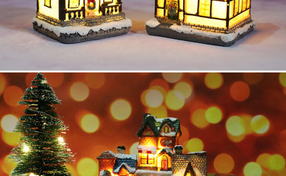 Christmas House Light Decorations For Home Ornaments Kids Xmas Gift New Year 2024 Navidad Decor Bedroom Night Light With Battery
