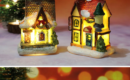 Christmas House Light Decorations For Home Ornaments Kids Xmas Gift New Year 2024 Navidad Decor Bedroom Night Light With Battery