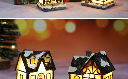 Christmas House Light Decorations For Home Ornaments Kids Xmas Gift New Year 2024 Navidad Decor Bedroom Night Light With Battery