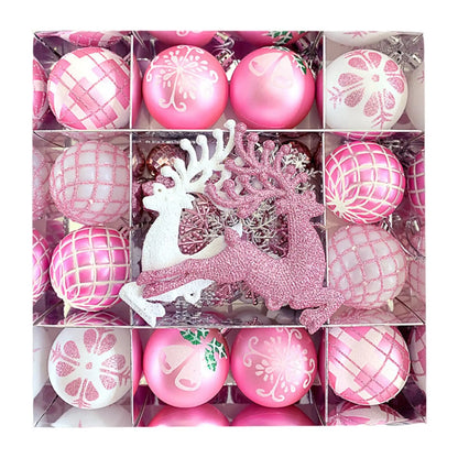 Christmas Balls Ornament Set Xmas Tree Hanging Pendant 2024 Christmas Decoration for Home New Year Gift Navidad Decors