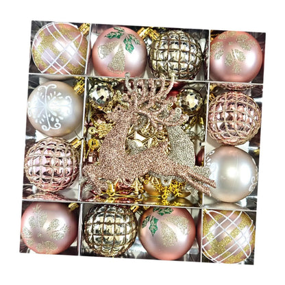 Christmas Balls Ornament Set Xmas Tree Hanging Pendant 2024 Christmas Decoration for Home New Year Gift Navidad Decors