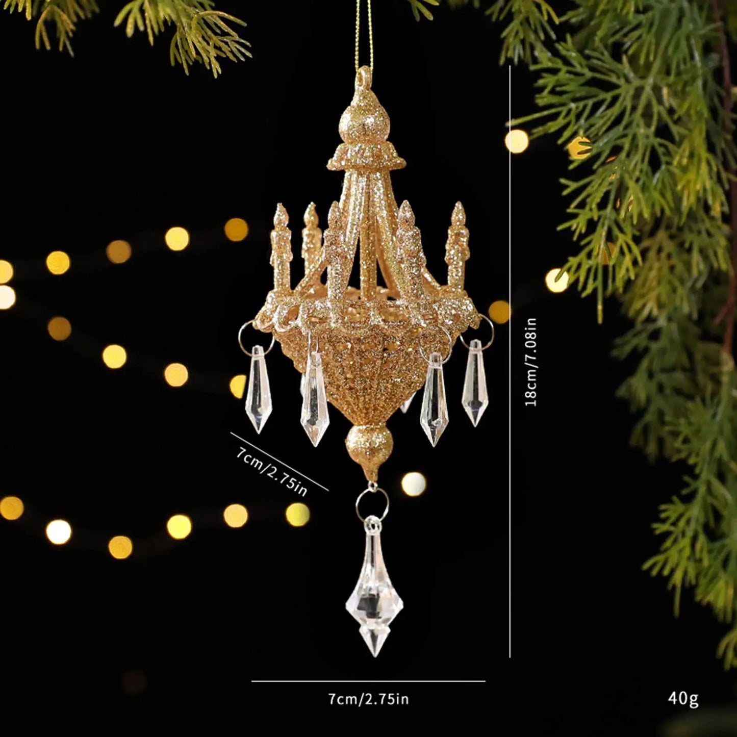 Christmas Tree Ornament Novelty Christmas Ornament for Party Engagement Cafe Decorative Pendant DIY Supplies Housewarming Gift