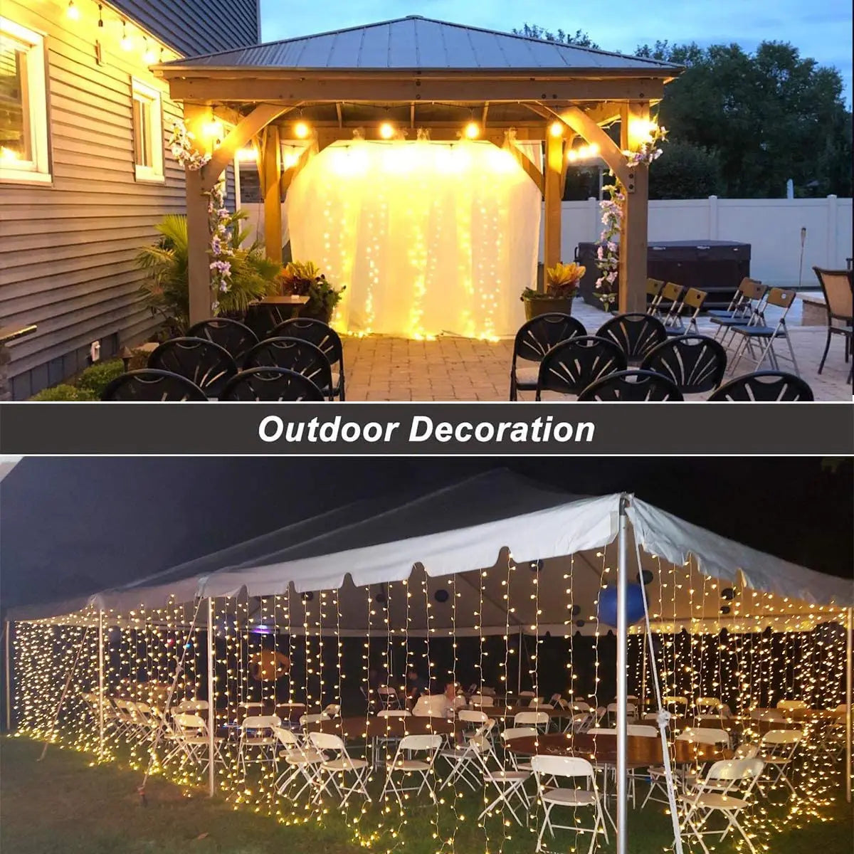 Smart LED String Lights RGB Christmas Decoration APP Remote USB Garland Curtain 3M Fairy Lamp Wedding Holiday Bedroom Outdoor