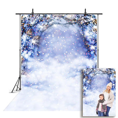 Christmas Tree Photo Background For Photography Xmas Winter Snow Newborn Adult Backdrop Photobooth Party Decoration Studio props