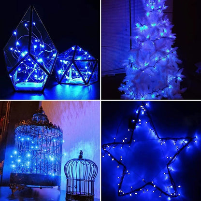 LED Christmas lights 20/30/50M Holiday Fairy String Lights Xmas Party Wedding Garden Decoration Lamp Outdoor Waterproof Garlands