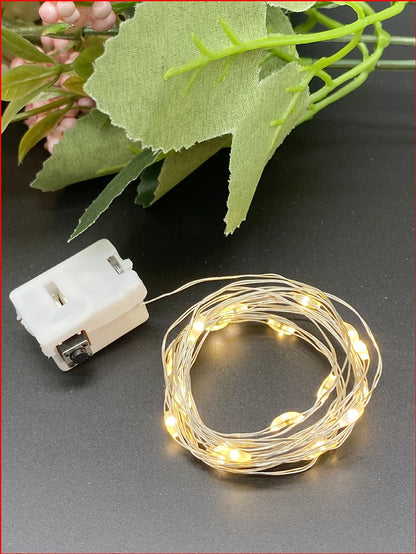 Battery Powered Christmas Decoration String Lights 3Mode Holiday RGB Coloful Fairy Light for Room Copper Wire Bottle Light Strip