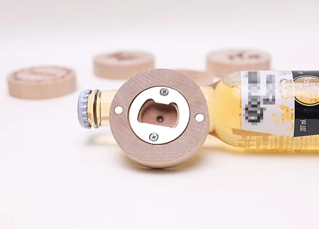 Baptism Gifts for Guests Personalized Magnet Bottle Openers Recuerdos de Bautizo Customized Wooden Fridge Magnets