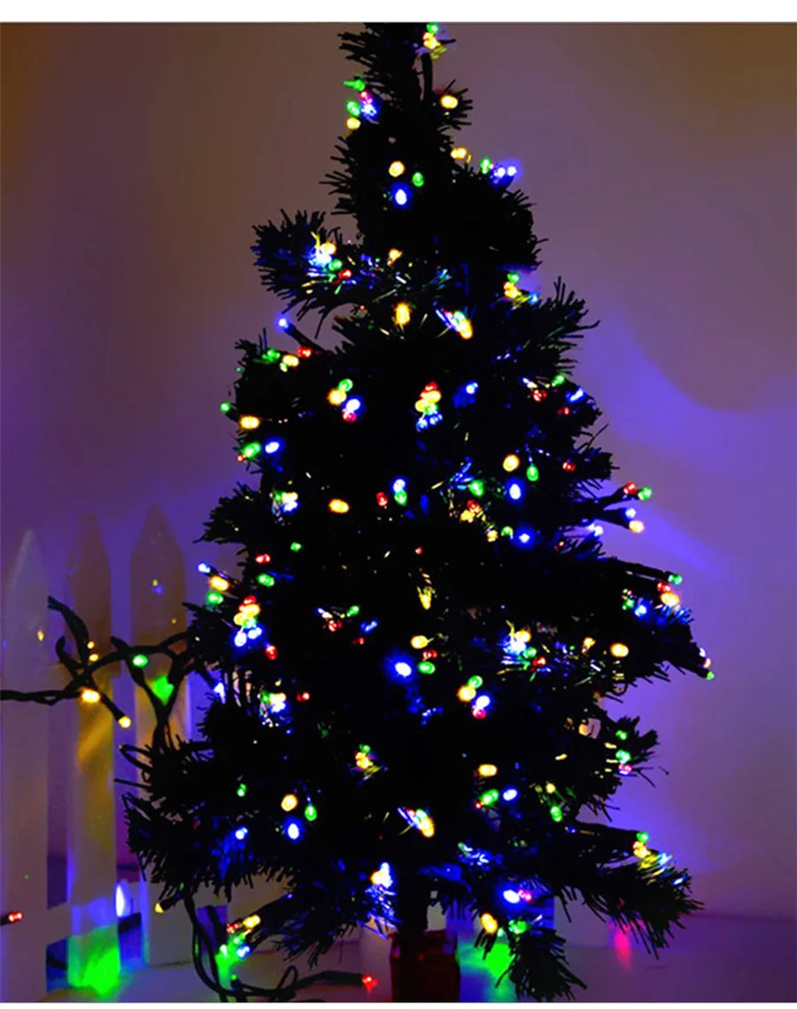 LED Christmas lights 20/30/50M Holiday Fairy String Lights Xmas Party Wedding Garden Decoration Lamp Outdoor Waterproof Garlands