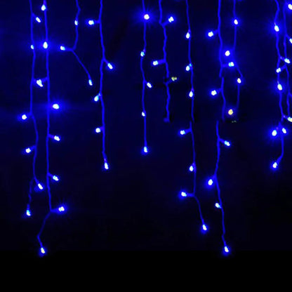 Christmas Lights Outdoor Decoration 3.5m Droop 0.4-0.6m Led Curtain Icicle String Lights New Year Wedding Party Garland Light