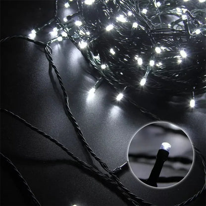 LED Christmas lights 20/30/50M Holiday Fairy String Lights Xmas Party Wedding Garden Decoration Lamp Outdoor Waterproof Garlands