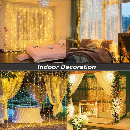 Smart LED String Lights RGB Christmas Decoration APP Remote USB Garland Curtain 3M Fairy Lamp Wedding Holiday Bedroom Outdoor