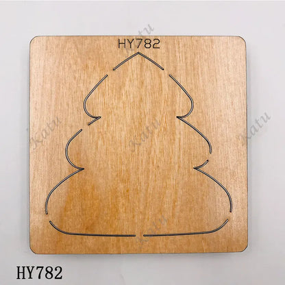 Christmas tree  cutting dies 2019 die cut & wooden dies Suitable  for common die cutting  machines on the market