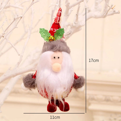 Christmas Ornaments Red Star Christmas Tree Pendant Xmas DIY New Year 2023 Party Gifts Noel Supply Navidad 2022 Home Decor