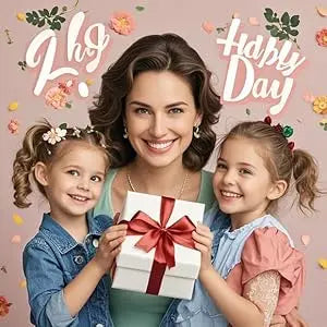 Birthday Gifts Mom Assembled Tulip Light Handmade Artificial Flower Table Lamp Bedroom Desk Decoration for Daughter Girlfriend