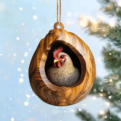 Christmas Ornaments Acrylic Cartoon Forest Acrylic Christmas Ornaments Seasonal Decor for Tree Ceiling Cute Hanging Pendants