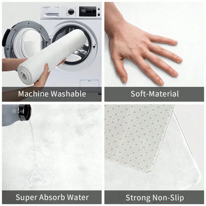 Christmas Decoration Simple Tree Welcome Mat Suitable for Indoor and Outdoor Kitchen Home Office Holiday Retro Home Decoration