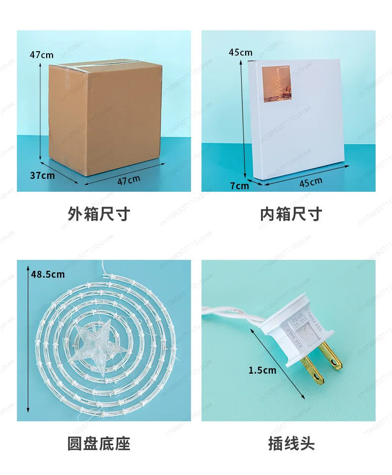 Christmas Tree , Multiple Heights Easy Storage, Novel Design for Festive Atmosphere