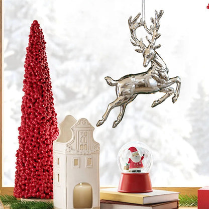 Christmas Ornaments Glossy Christmas Ornament Decoration Seasonal Pendants Charm for Home Winter Holiday Porch Window Front Door