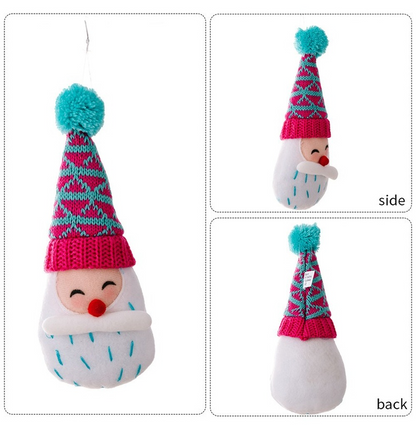 Christmas Ornaments Red Star Christmas Tree Pendant Xmas DIY New Year 2023 Party Gifts Noel Supply Navidad 2022 Home Decor