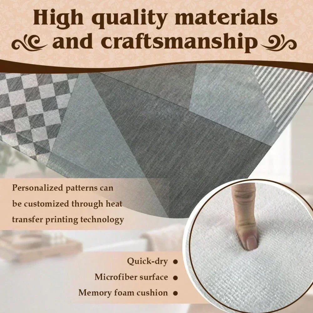 Christmas Decoration Simple Tree Welcome Mat Suitable for Indoor and Outdoor Kitchen Home Office Holiday Retro Home Decoration