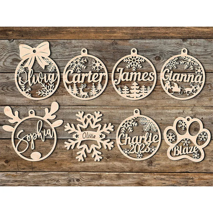 Christmas Ornaments Christmas Ornaments for Kids and Adults, Custom Ornaments Name Ornaments for Christmas Tree