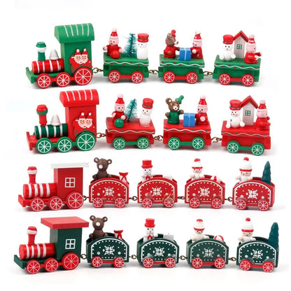 Christmas Train Merry Christmas Decorations For Home 2025 Cristmas Ornament Xmas Navidad Noel Gifts Happy New Year 2026 Gifts