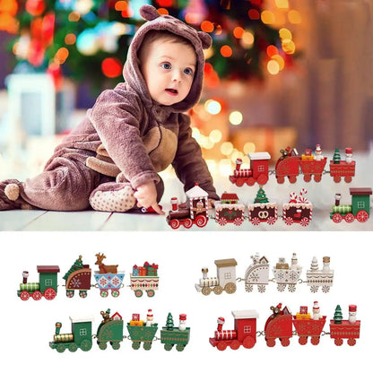 Christmas Train Merry Christmas Decorations For Home 2025 Cristmas Ornament Xmas Navidad Noel Gifts Happy New Year 2026 Gifts