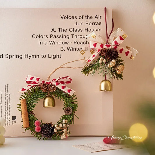 Christmas Bells Decorations Hanging Ornaments for Xmas Tree and Home Holiday Decoration