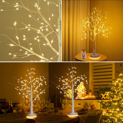 LED Christmas Birch Home Decoration Light Indoor Bedroom Party Decoration Landscape Luminous Tree Light