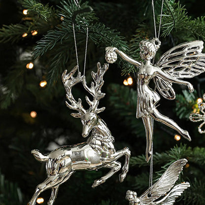 Christmas Ornaments Glossy Christmas Ornament Decoration Seasonal Pendants Charm for Home Winter Holiday Porch Window Front Door