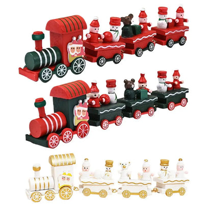 Christmas Train Merry Christmas Decorations For Home 2025 Cristmas Ornament Xmas Navidad Noel Gifts Happy New Year 2026 Gifts