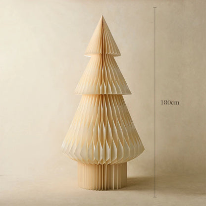 Christmas tree large origami ornament 1.8 meters creative Christmas decorations shopping mall holiday decoration props