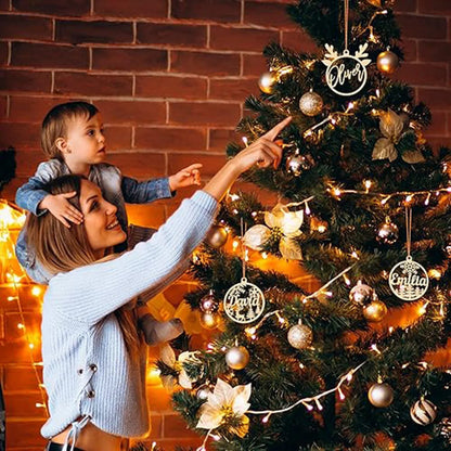 Christmas Ornaments Christmas Ornaments for Kids and Adults, Custom Ornaments Name Ornaments for Christmas Tree