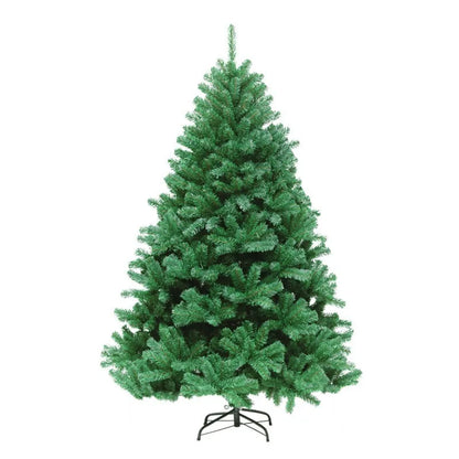 Christmas Tree Cryptic Eco-Friendly PVC Artificial Christmas Decorations 1.8m 2.1m Green Solid Tree