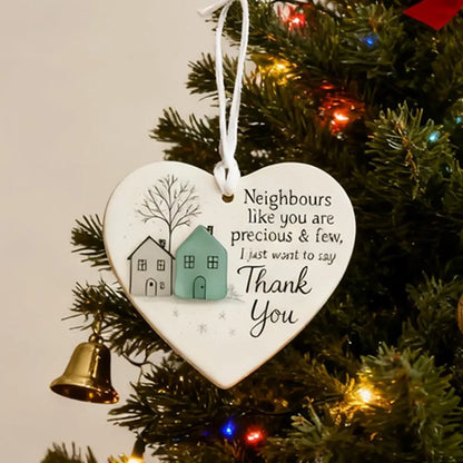 Thank You Gifts for Neighbor Christmas Ornament Old New Neighbor Welcome Gift for Neighbors Birthday Neighbor Moving Away Gifts