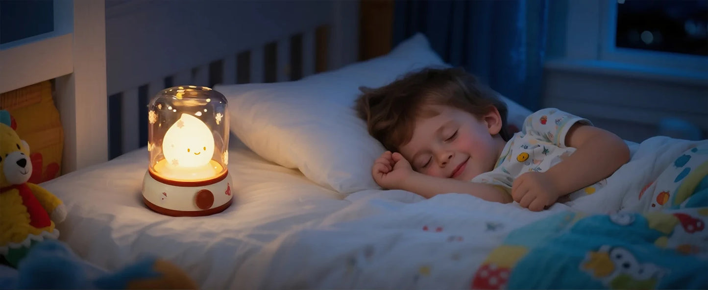 Led Night Light Rechargeable Dimmable Table Lamp Children's Night Light for Nursery Bedroom Cute Birthday Gift