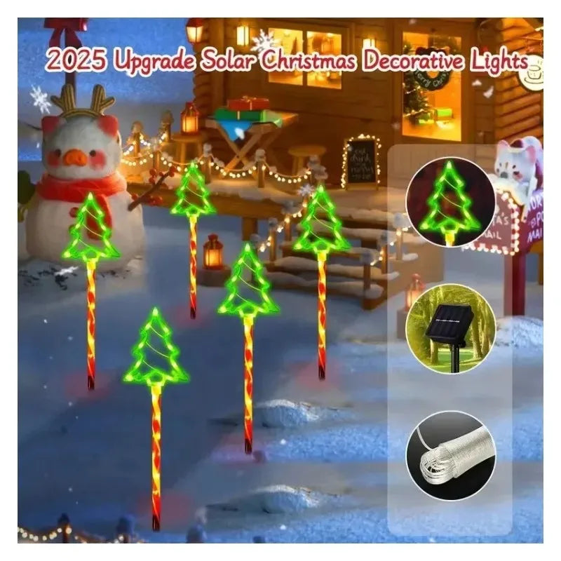 Christmas LED Candy Shaped Tree Lights Outdoor Decoration