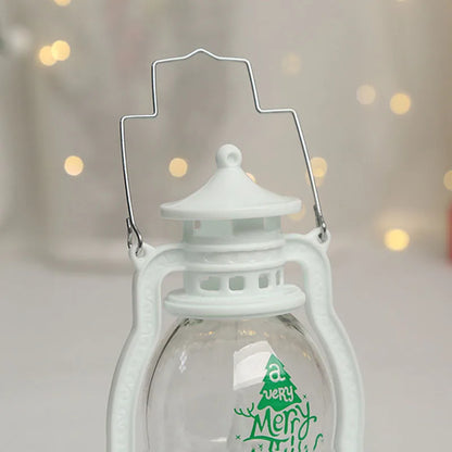 Portable LED Christmas Santa Claus Snowman Lanterns Indoor Decor Lights Battery Powered for Home Xmas New Year Navidad Ornaments