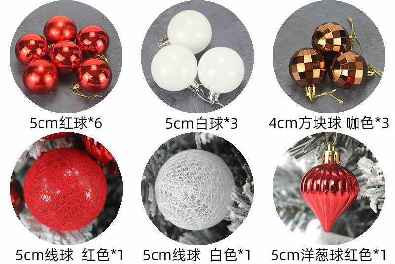 Christmas Decoration 45/60cm Christmas Tree Desktop Small Tree Ornaments New Year Navidad Gift Christmas Festival Party Supplies